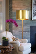 Hudson Valley Burton 1 Light Arc Floor Lamp Model: L605-AS