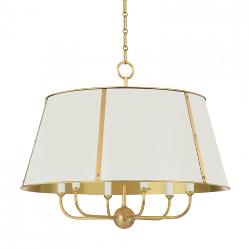 Hudson Valley Cambridge 6 Light Chandelier Model: MDS121-AGB/DBL