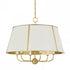 Hudson Valley Cambridge 6 Light Chandelier Model: MDS121-AGB/DBL
