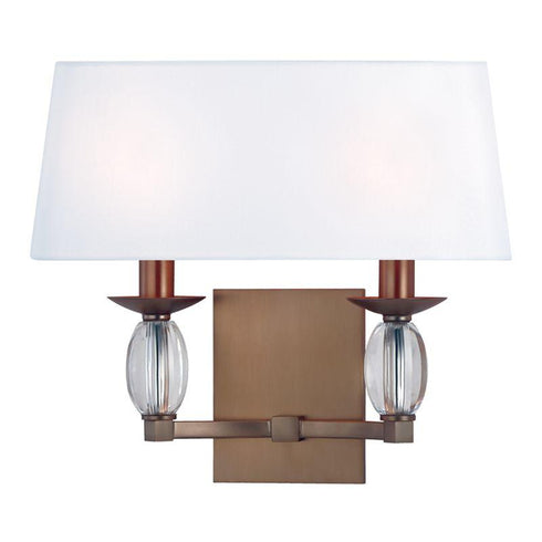 Hudson Valley Cameron 2 Light Wall Sconce Model: 4612-BB