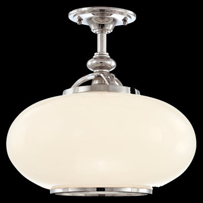 Hudson Valley Canton 1 Light Semi Flush Model: 9815F-OB