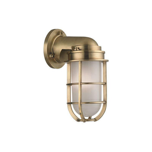 Hudson Valley Carson 1 Light Wall Sconce Model: 240-AGB