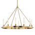 Hudson Valley Chambers 12 Light Pendant Model: 2745-AGB