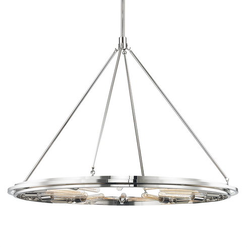 Hudson Valley Chambers 12 Light Pendant Model: 2745-AGB