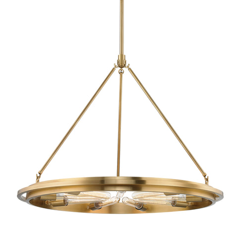 Hudson Valley Chambers 9 Light Pendant Model: 2732-AGB