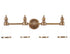 Hudson Valley Chatham 4 Light Bath Bracket Model: 6304-DB