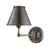 Hudson Valley Classic No.1 1 Light Wall Sconce With Metal Shade Model: MDS101-AGB-MS