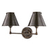 Hudson Valley Classic No.1 2 Light Wall Sconce Model: MDS102-PN