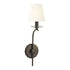 Hudson Valley Clyde 1 Light Wall Sconce Model: 4481-AGB