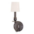 Hudson Valley Cohasset 1 Light Wall Sconce Model: 8211-AGB-WS