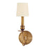 Hudson Valley Cohasset 1 Light Wall Sconce Model: 8211-AS