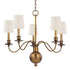 Hudson Valley Cohasset 5 Light Chandelier Model: 8215-AGB-WS