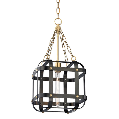 Hudson Valley Colchester 1 Light Pendant Model: 6912-AOB
