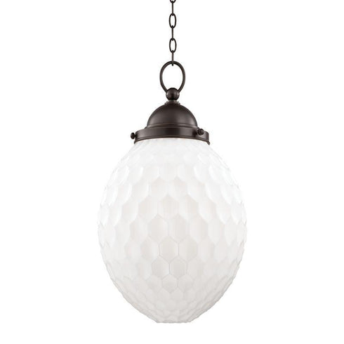 Hudson Valley Columbia 1 Light Pendant Model: 3014-OB