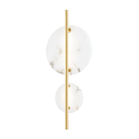 Hudson Valley Croft LED Wall Sconce Model: 3400-AGB