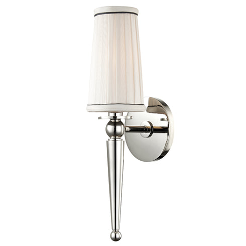 Hudson Valley Cypress 1 Light Wall Sconce Model: 9941-PN
