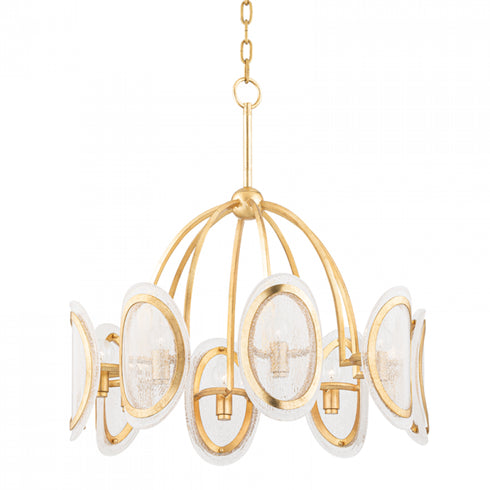 Hudson Valley Danes 8 Light Chandelier Model: 1526-VGL
