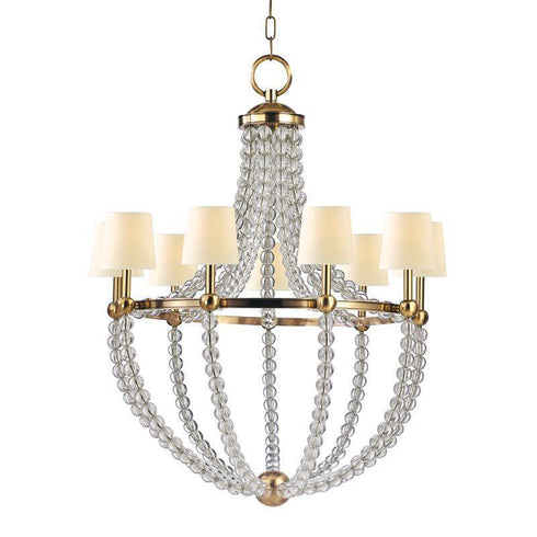 Hudson Valley Danville 9 Light Chandelier Model: 3119-AGB
