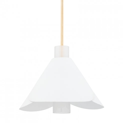 Hudson Valley Dawson 1 Light Pendant Model: 3018-GL/WP