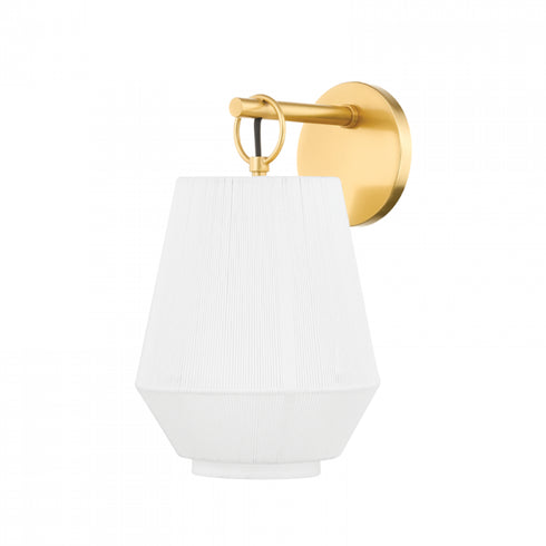 Hudson Valley Debi 1 Light Wall Sconce Model: BKO500-AGB