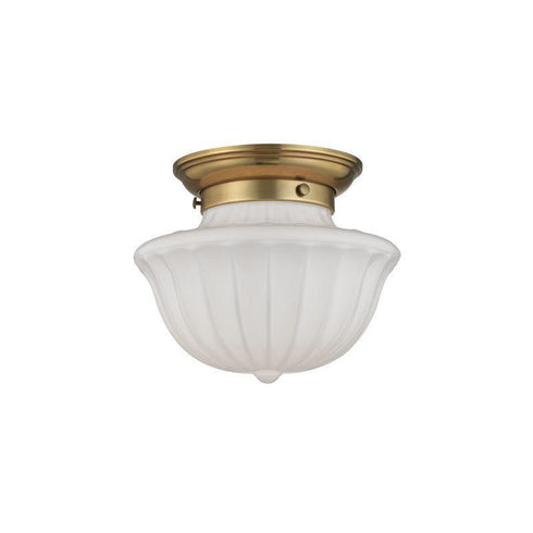 Hudson Valley Dutchess 1 Light Small Flush Mount Model: 5009F-AGB