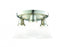 Hudson Valley Edison Collection 3 Light Semi Flush Model: 587-OB-341