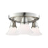 Hudson Valley Edison Collection 3 Light Semi Flush Model: 587-OB-415