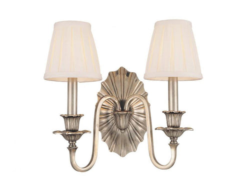 Hudson Valley Empire 2 Light Wall Sconce Model: 332-AGB