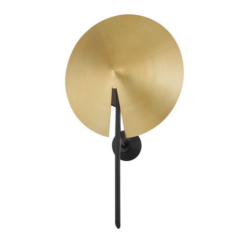 Hudson Valley Equilibrium 1 Light Wall Sconce Model: 9701-PN/BK