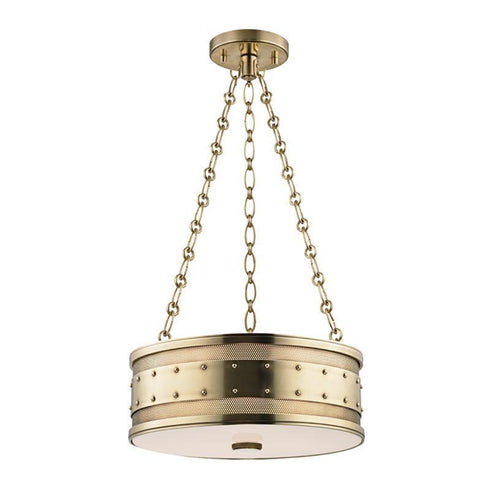 Hudson Valley Gaines 3 Light Pendant Model: 2216-AGB