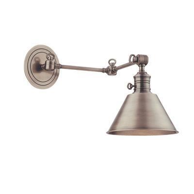 Hudson Valley Garden City 1 Light Wall Sconce Model: 8322-AGB