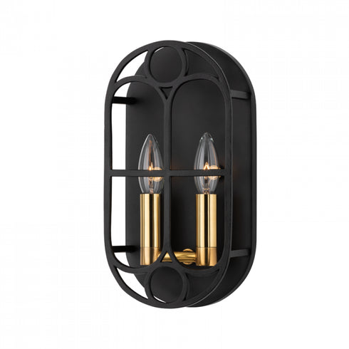 Hudson Valley Garrett 2 Light Wall Sconce Model: 2102-BI