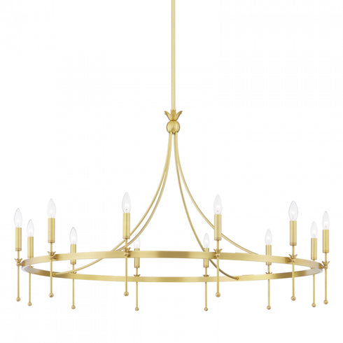 Hudson Valley Gates 12 Light Chandelier Model: 4351-PN