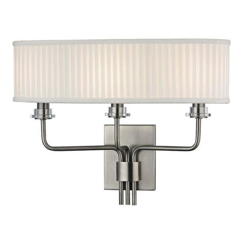 Hudson Valley Gorham 3 Light Wall Sconce Model: 3353-OB