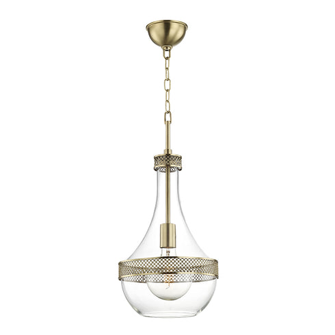 Hudson Valley Hagen 1 Light Small Pendant Model: 1810-PN