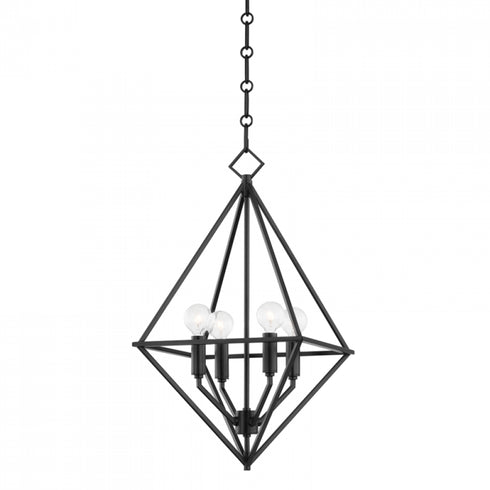 Hudson Valley Haines 4 Light Small Pendant Model: 3117-AI