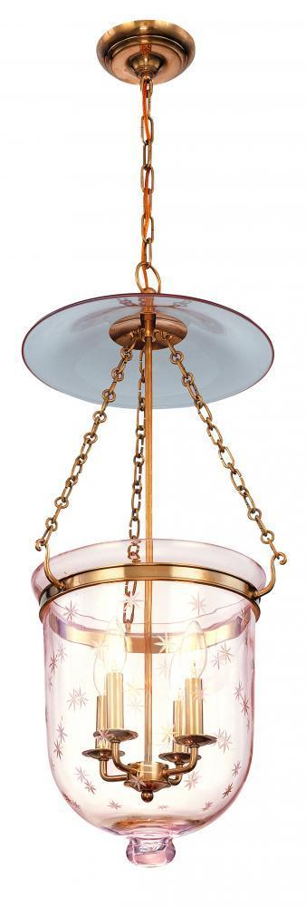 Hudson Valley Hampton 4 Light Pendant Model: 255-AGB-C2