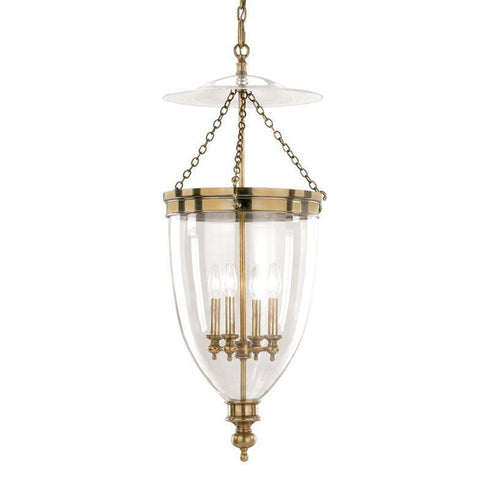 Hudson Valley Hanover 4 Light Pendant Model: 143-AGB