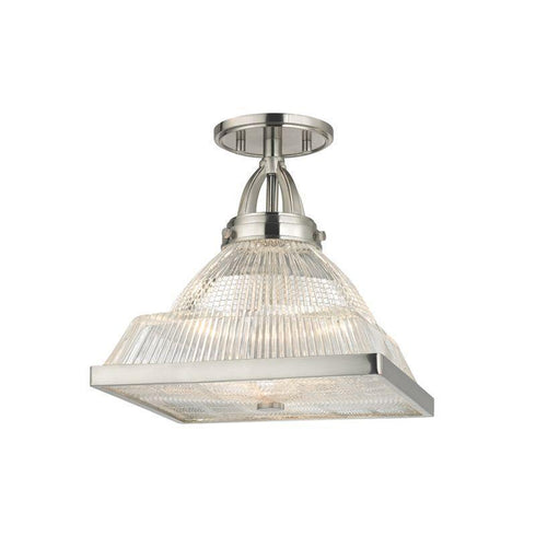 Hudson Valley Harriman 1 Light Semi Flush Model: 4410-AGB