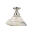 Hudson Valley Harriman 1 Light Semi Flush Model: 4410-AGB
