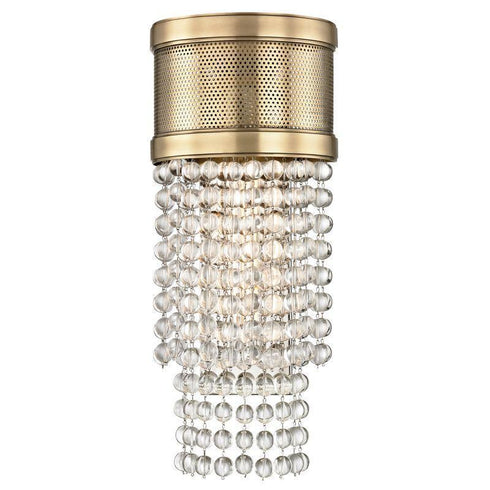 Hudson Valley Harrison 2 Light Wall Sconce Model: 7700-AGB