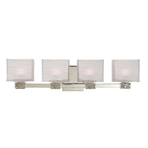 Hudson Valley Hartsdale 4 Light Bath Bracket Model: 4664-PN