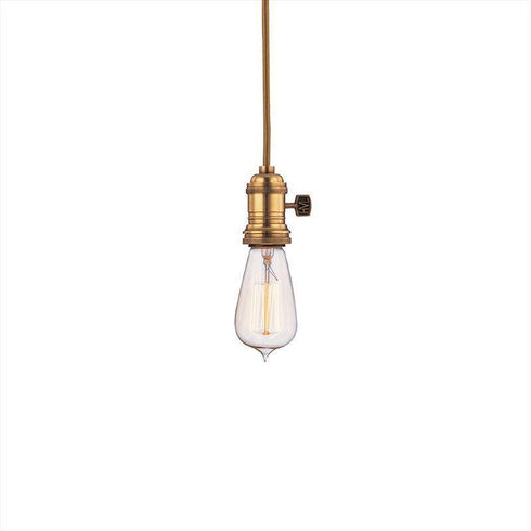 Hudson Valley Heirloom 1 Light Pendant Model: 8001-AGB