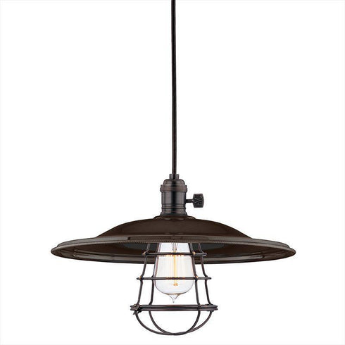 Hudson Valley Heirloom 1 Light Pendant Model: 8002-AGB-MM2-WG