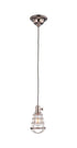 Hudson Valley Heirloom 1 Light Pendant Model: 8002-AGB-MS3-WG
