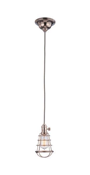 Hudson Valley Heirloom 1 Light Pendant Model: 8002-AGB-WG