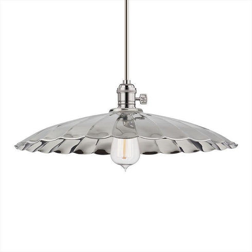 Hudson Valley Heirloom 1 Light Pendant Model: 9001-AGB-ML3