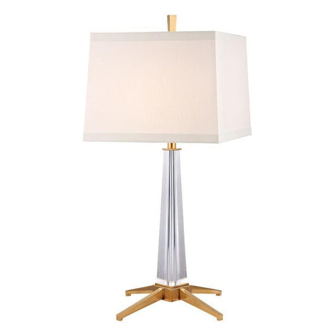 Hudson Valley Hindeman 1 Light Table Lamp Model: L387-AGB-WS