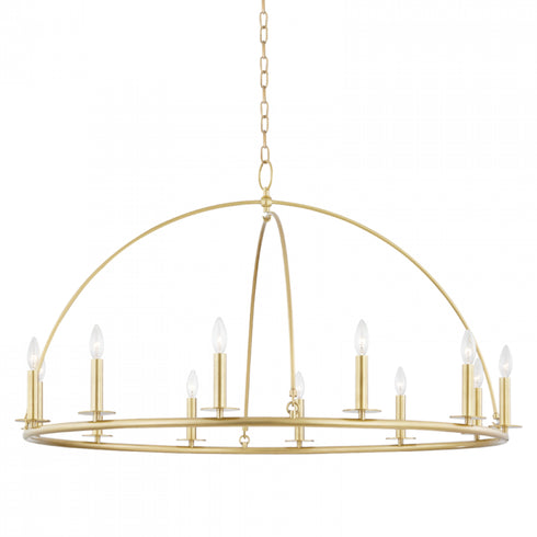 Hudson Valley Howell 12 Light Chandelier Model: 9547-PN