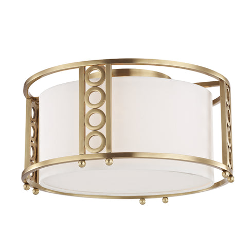 Hudson Valley Infinity 3 Light Flush Mount Model: 6710-AGB